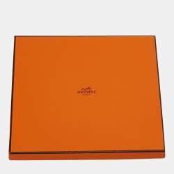 Hermès White/Red Indian Dust Silk Scarf