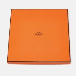 Pre Owned Hermes Blue Silk Quadrige ll Scarf
