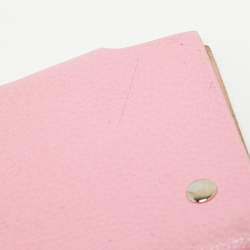 Hermes Pink Togo Leather Ulysse Mini Notebook