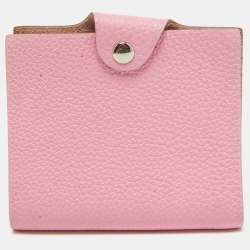 Hermes Pink Togo Leather Ulysse Mini Notebook