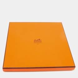 Pre Owned Hermes Red Grand Manege Silk Scarf