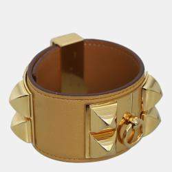 Pre Owned Hermes Collier De Chien Bracelet S