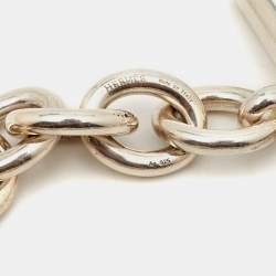 Hermes Chain D'Ancre Parade Link Sterling Silver Bracelet