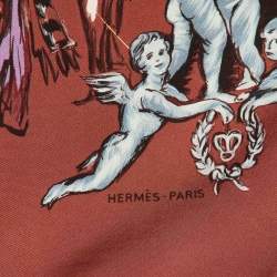 Hermes Multicolor Soiree De Gala Printed Silk Scarf