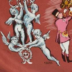 Hermes Multicolor Soiree De Gala Printed Silk Scarf