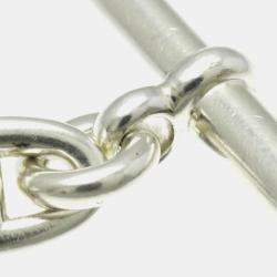 Hermes Chaine D'Ancre Gm Silver 925 No Stone Charm Bracelet Silver