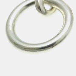 Hermes Chaine D'Ancre Gm Silver 925 No Stone Charm Bracelet Silver