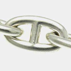 Hermes Chaine D'Ancre Gm Silver 925 No Stone Charm Bracelet Silver