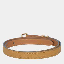 Hermes Brown Epsom Leather Pop H 15 Belt