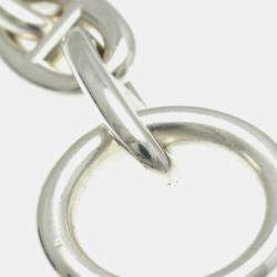 Hermes Silver 925 Chaine D'Ancre Charm Bracelet