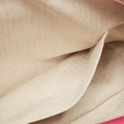 Hermes Hibiscus Canvas Large Bride-a-Brac Pouch