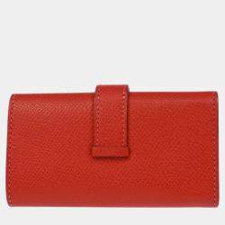 Hermes Rouge Casaque Epsom Key Case