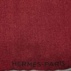 Hermès Grey Cashmere Blend Aaaaargh! Square Scarf 