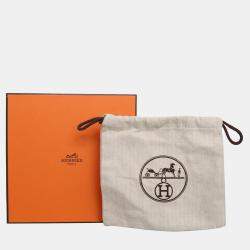 Hermes Blue Zanzibar Swift Leather Swift Etiquette Bag Strap