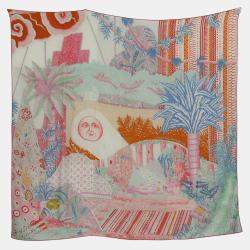 Hermes Multicolor Cashmere, Silk Acte III, Scene I, La Clairiere Shawl 
