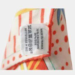 Hermes Multicolor Cashmere, Silk Acte III, Scene I, La Clairiere Shawl 