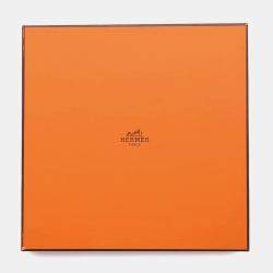 Hermes Blanc Blue Corail Silk Carre Do Re Boucles 90 Scarf 