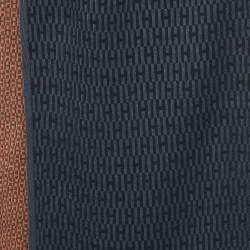 Hermès Blue/Orange H Jacquard Cashmere Scarf