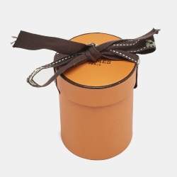 Pre Owned Hermès Navy Blue Eperon d'Or Printed Silk Twilly