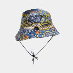 Hermes Bleu Sanremo Silk Ilaria Mors et Gourmettes Hat