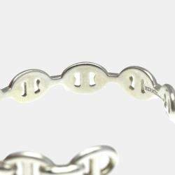 Hermes Silver Chaine D'ancre Bangle Bracelet
