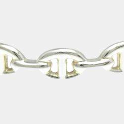 Hermes Silver Chaine D'ancre Bangle Bracelet