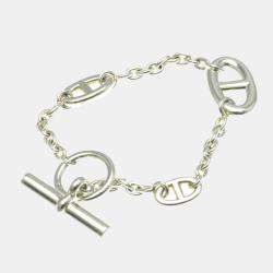 Hermes Silver Chaine D'ancre LG Chain Bracelet