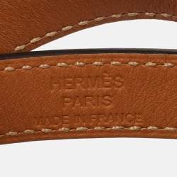 Hermès Kelly Double Tour Black Leather Palladium Plated Bracelet