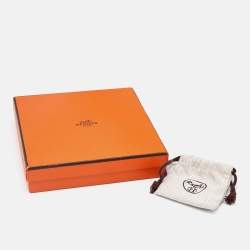 Hermes Noir/Gold Box and Togo Leather H Buckle Reversible Belt 80 CM
