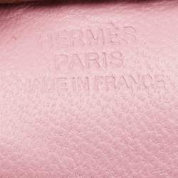 Pre Owned Hermes Mauve/Sylvestre/Crai/Chai Milo Leather GriGri Rodeo Bag Charm PM