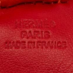Hermes Cornaline/Cuivre Milo Leather GriGri Rodeo Bag Charm PM