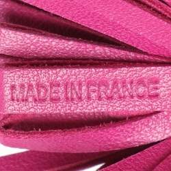 Hermès Blue/Pink Leather Carmen Uno-Dos Key Ring