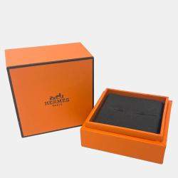 Pre Owned  Hermes Silver 925 Chaine D'ancre Ring EU 52