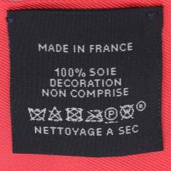 Pre Owned Hermès Multicolor Silk Plumetis Twilly