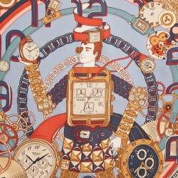 Hermès Multicolor Monsieur Montres Silk Gavroche