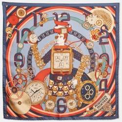 Hermès Multicolor Monsieur Montres Silk Gavroche