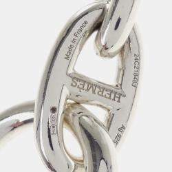 Hermes Silver Chaine d'Ancre GM Chain Bracelet  