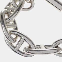 Hermes Silver Chaine d'Ancre GM Chain Bracelet  