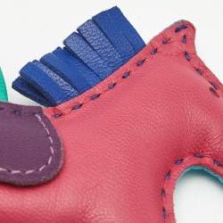 Hermes Rose Shocking/Bleu Azteque/Bleu Electrique/Menthe/Soufre/Violet Milo Leather GriGri Rodeo Bag Charm PM