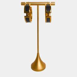 Olympe Earrings in Black GHW
