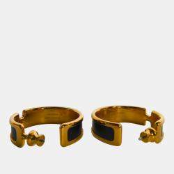 Olympe Earrings in Black GHW