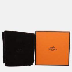 Hermes Grey Lizard Leather Collier De Chien Bracelet