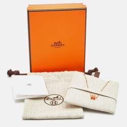 Hermès Mini Pop H Enamel Gold Plated Necklace