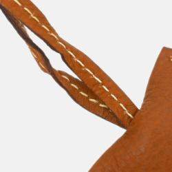 Hermes Gold Togo Clochette Necklace