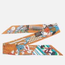 Hermes Brown De l'Ombrelle Aux Duels Sticker Twilly