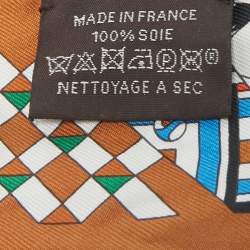 Hermes Brown De l'Ombrelle Aux Duels Sticker Twilly