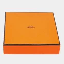 Hermès Multicolor L'Art Indien des Plaines Silk Twilly Set of 2