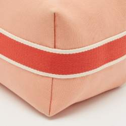 Hermes Goyave Canvas Large Bride-A-Brac Pouch