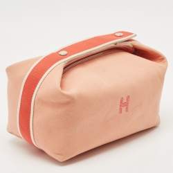 Hermes Goyave Canvas Large Bride-A-Brac Pouch