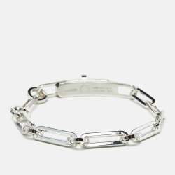 Hermes Kelly Chaine Sterling Silver 925 Bracelet